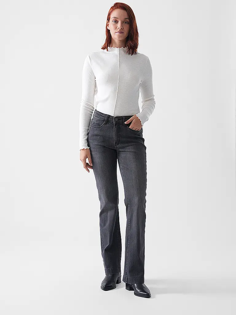 MARC O'POLO DENIM | Langarmshirt  | weiss