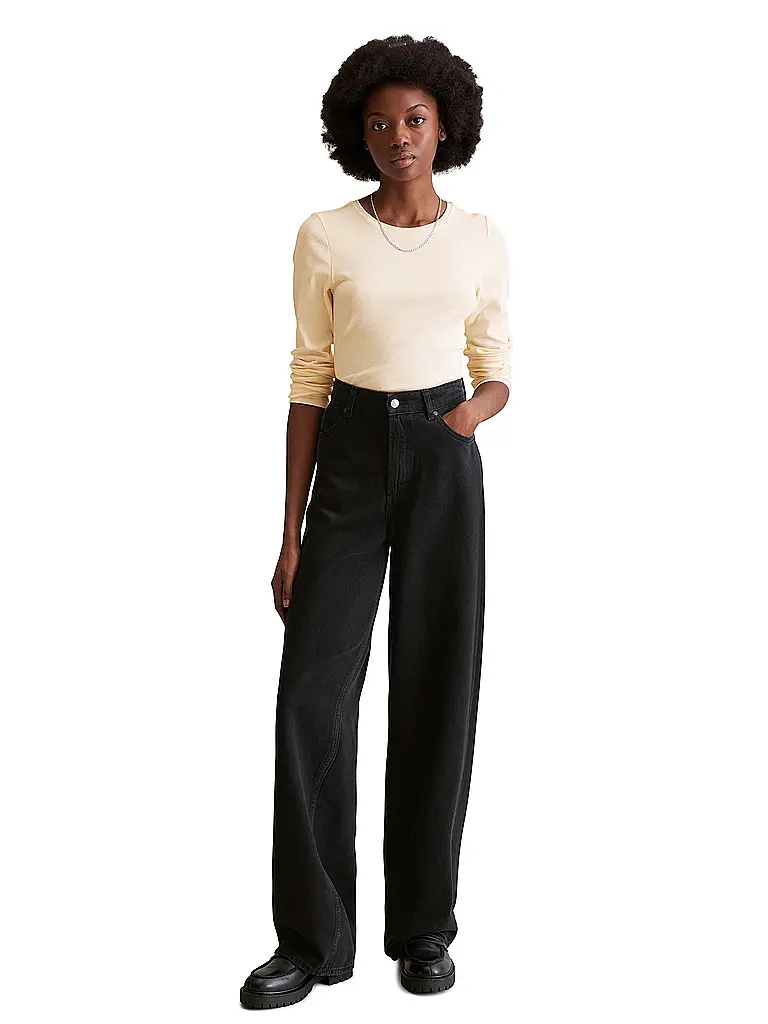 MARC O'POLO DENIM | Marlenehose  | schwarz