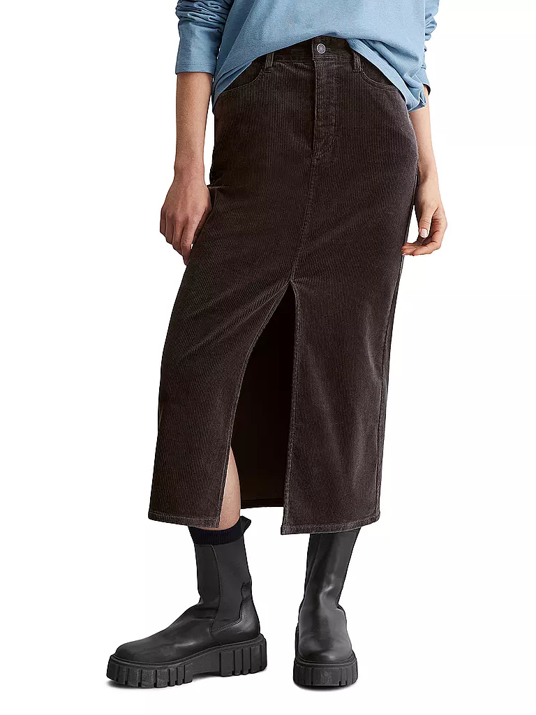MARC O'POLO DENIM | Midirock | dunkelblau