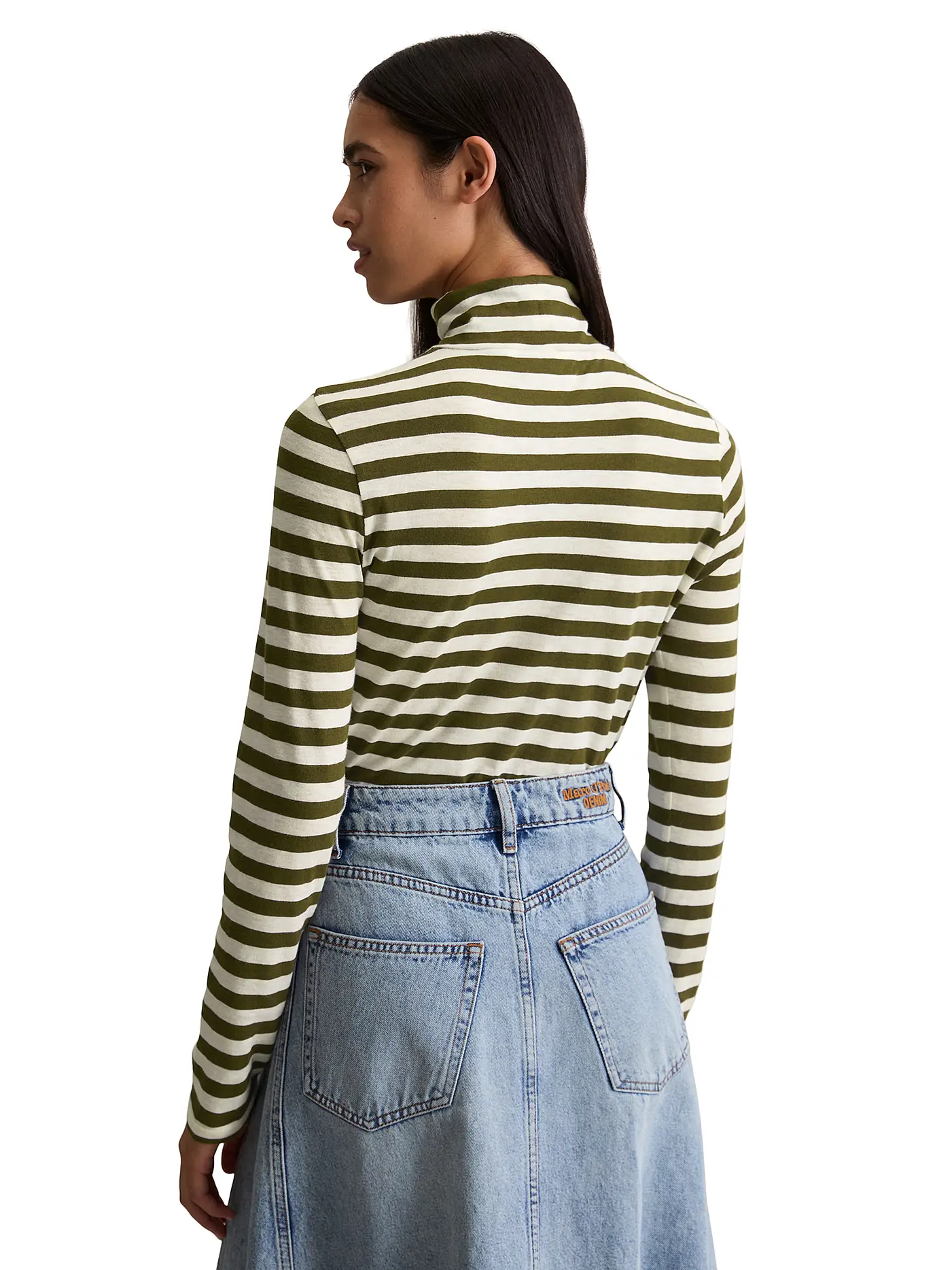 MARC O'POLO DENIM | Rollkragenpullover  | dunkelgrün