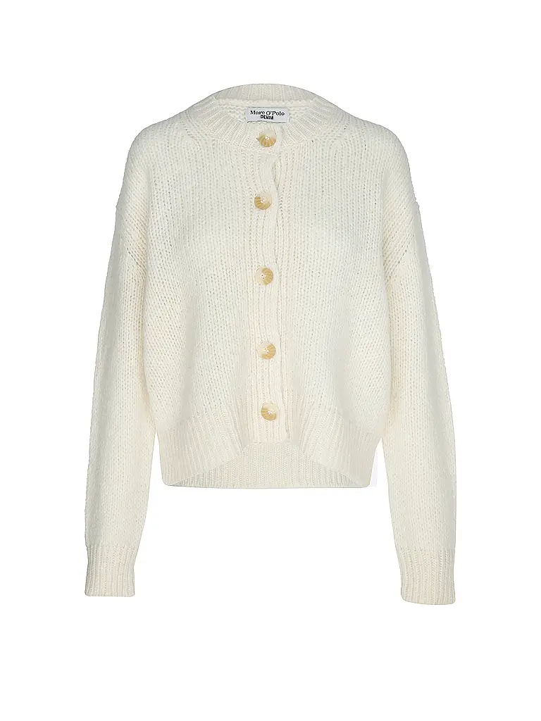 MARC O'POLO DENIM | Strickjacke | weiss