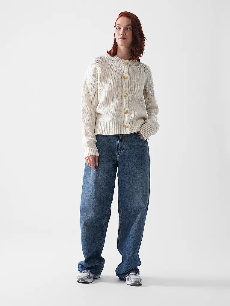 MARC O'POLO DENIM | Strickjacke | weiss