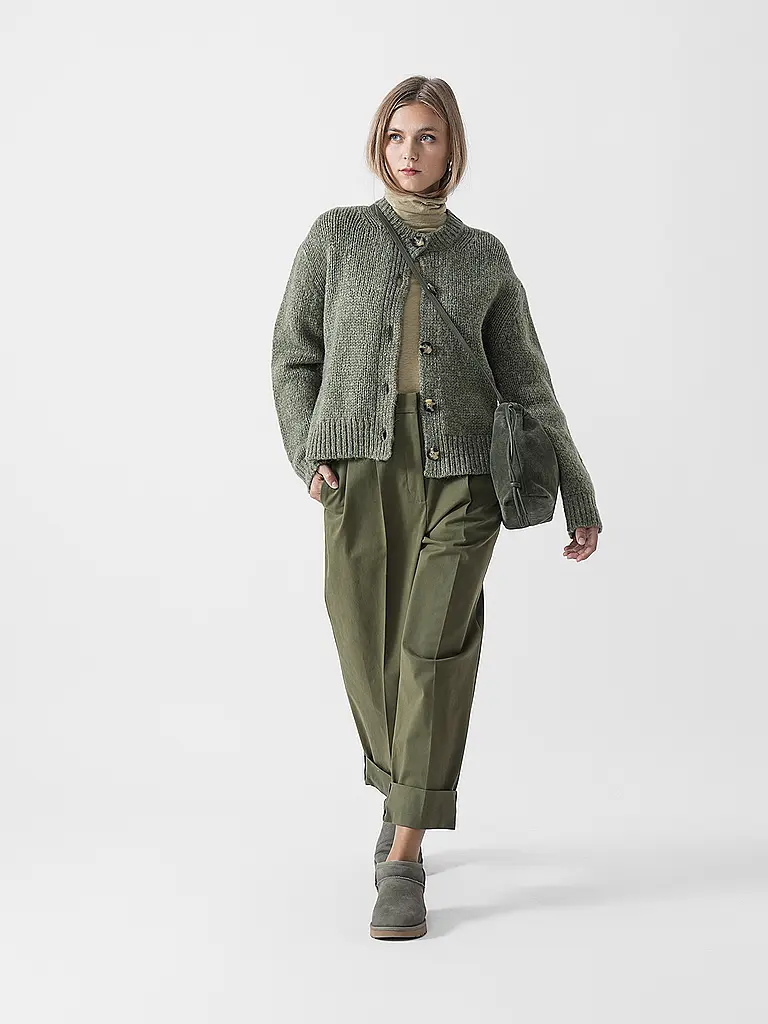 MARC O'POLO DENIM | Strickjacke | grün