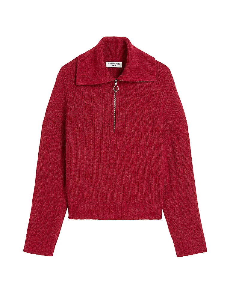MARC O'POLO DENIM | Troyer Pullover  | Rot