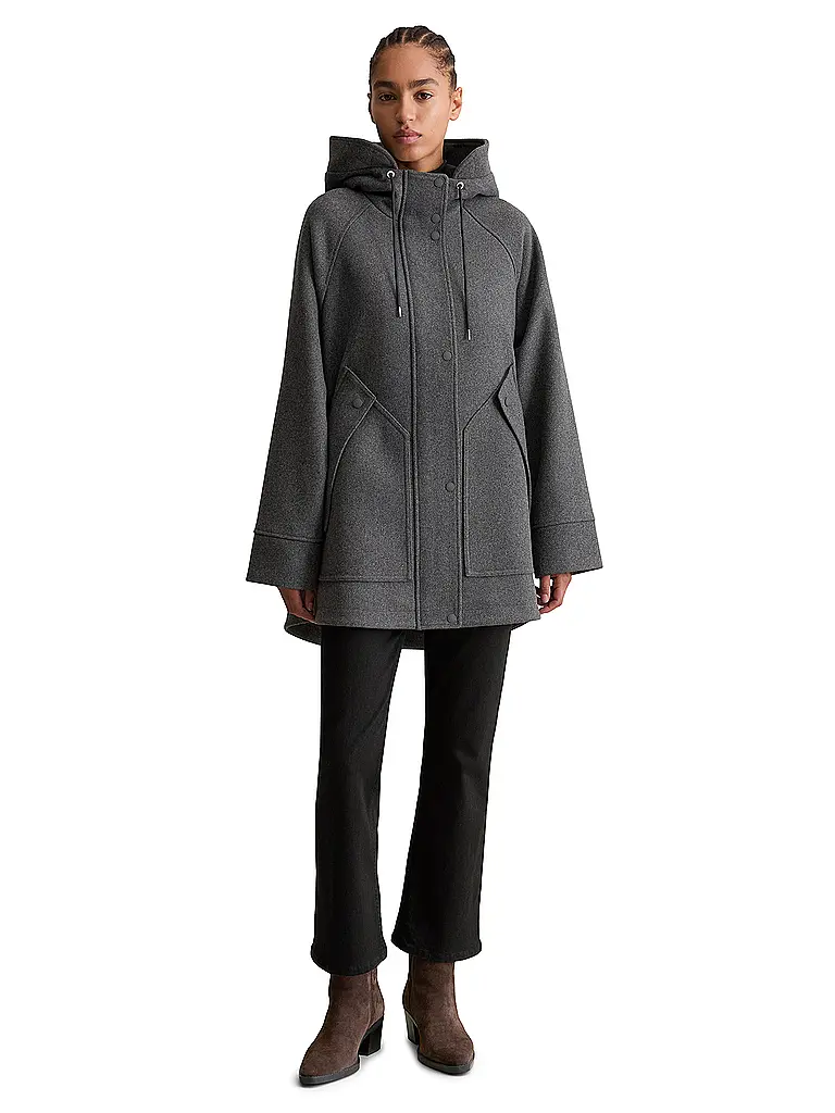MARC O'POLO DENIM | Wolljacke | grau