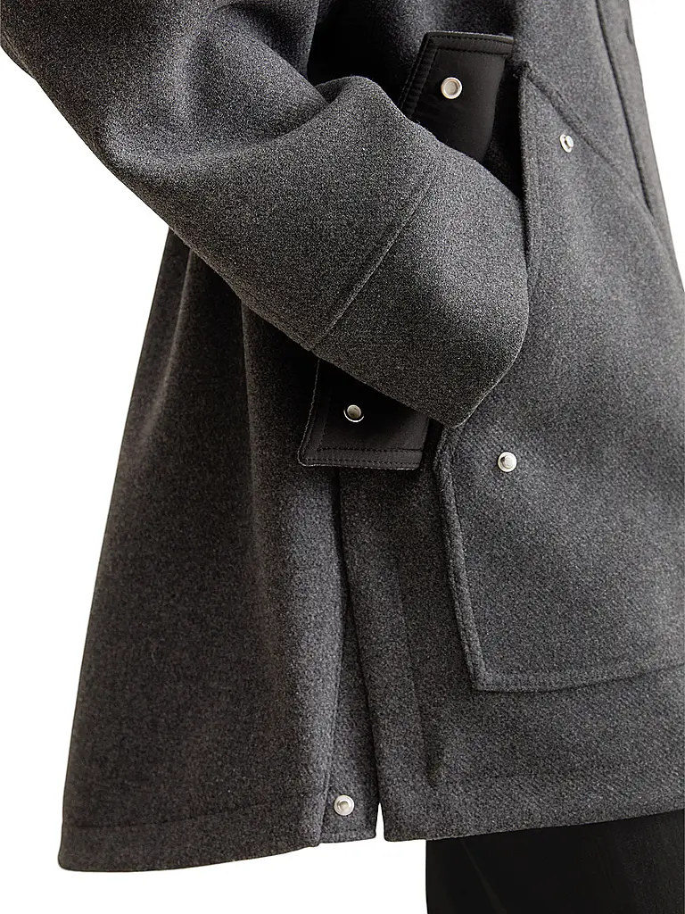 MARC O'POLO DENIM | Wolljacke | grau