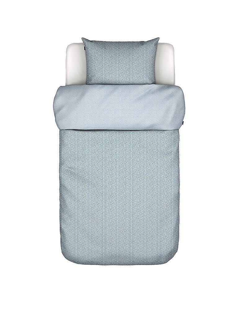 MARC O'POLO HOME Satin Bettwäsche Camo 70x90 / 140x200cm Nordic Blue blau