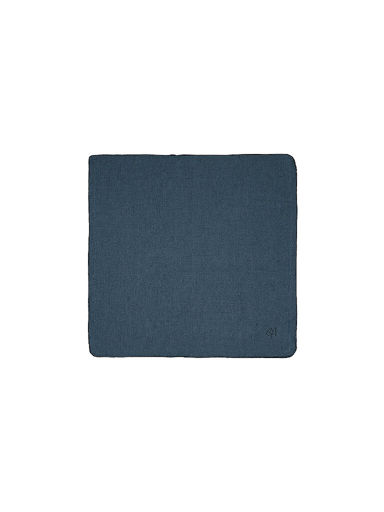 MARC O'POLO HOME Leinen Serviette Valka 45x45cm Indigo Blue blau