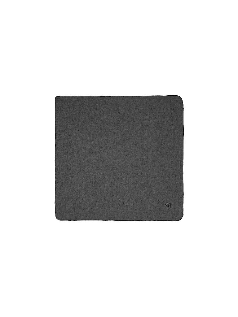 MARC O'POLO HOME Leinen Serviette Valka 45x45cm Anthracite grau