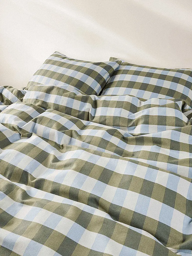 MARC O'POLO HOME | Flanell Bettwäsche OLLE 70x90cm/140x200cm Denim Blue | blau