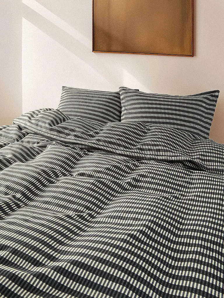 MARC O'POLO HOME | Flanell Bettwäsche OLLE 70x90cm/140x200cm New Black | 
