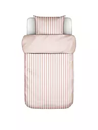 MARC O'POLO HOME | Satin Bettwäsche CLASSIC STRIPE 70x90cm/140x200cm Navy  | rosa