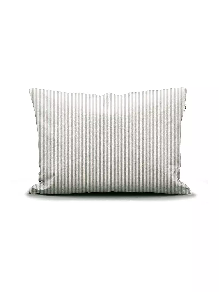 MARC O'POLO HOME | Satin Bettwäsche CLASSIC STRIPE 70x90cm/140x200cm Silver | rosa