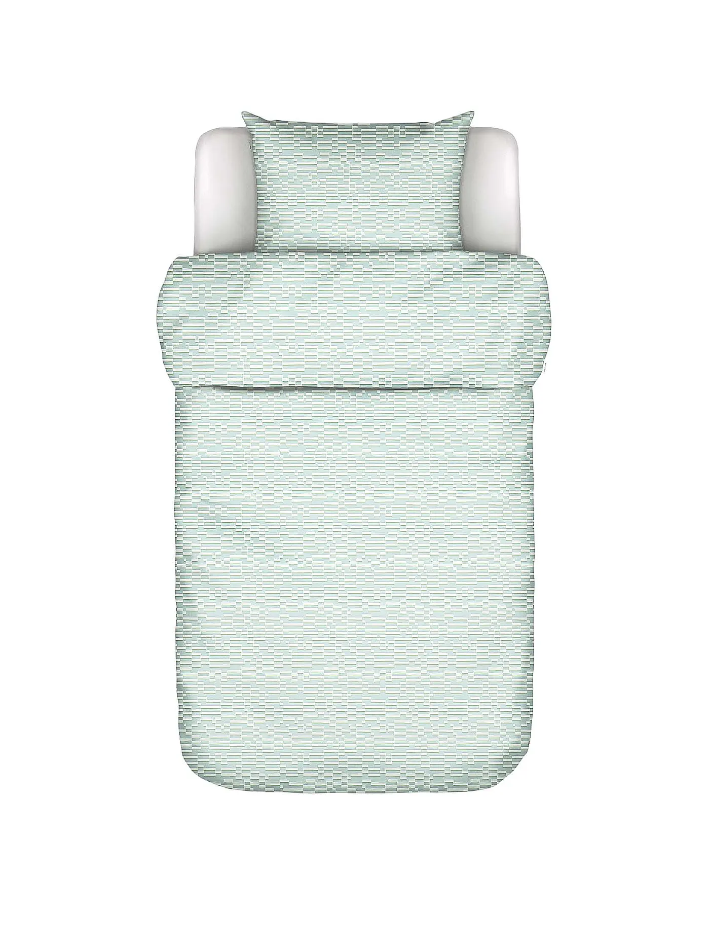 MARC O'POLO HOME | Satin-Bettwäsche HARPA 70x90cm/140x200cm Oatmeal | mint