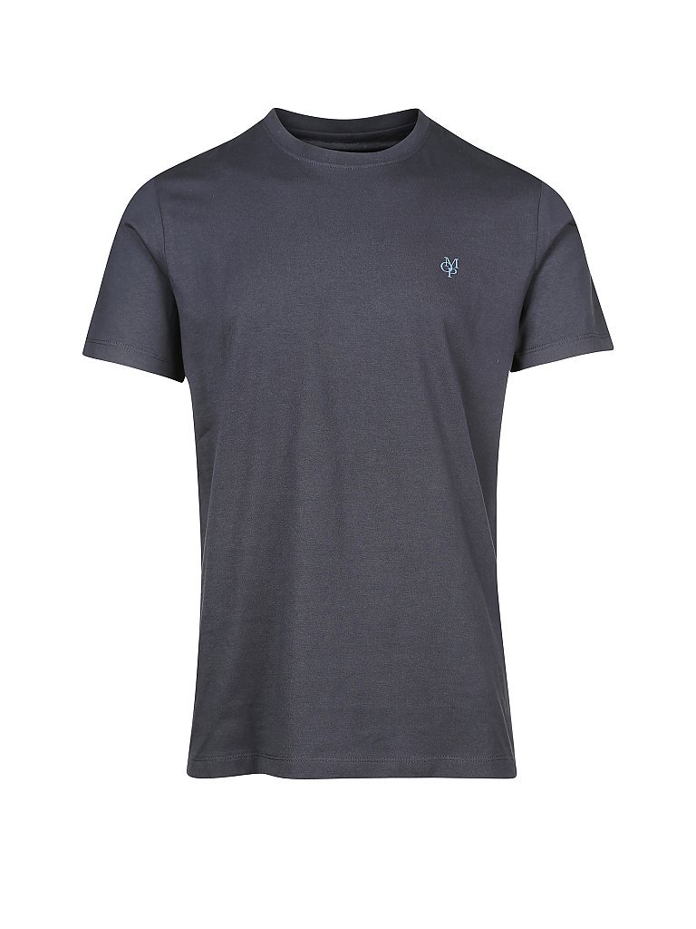 MARC O'POLO T-Shirt Shaped-Fit blau | L