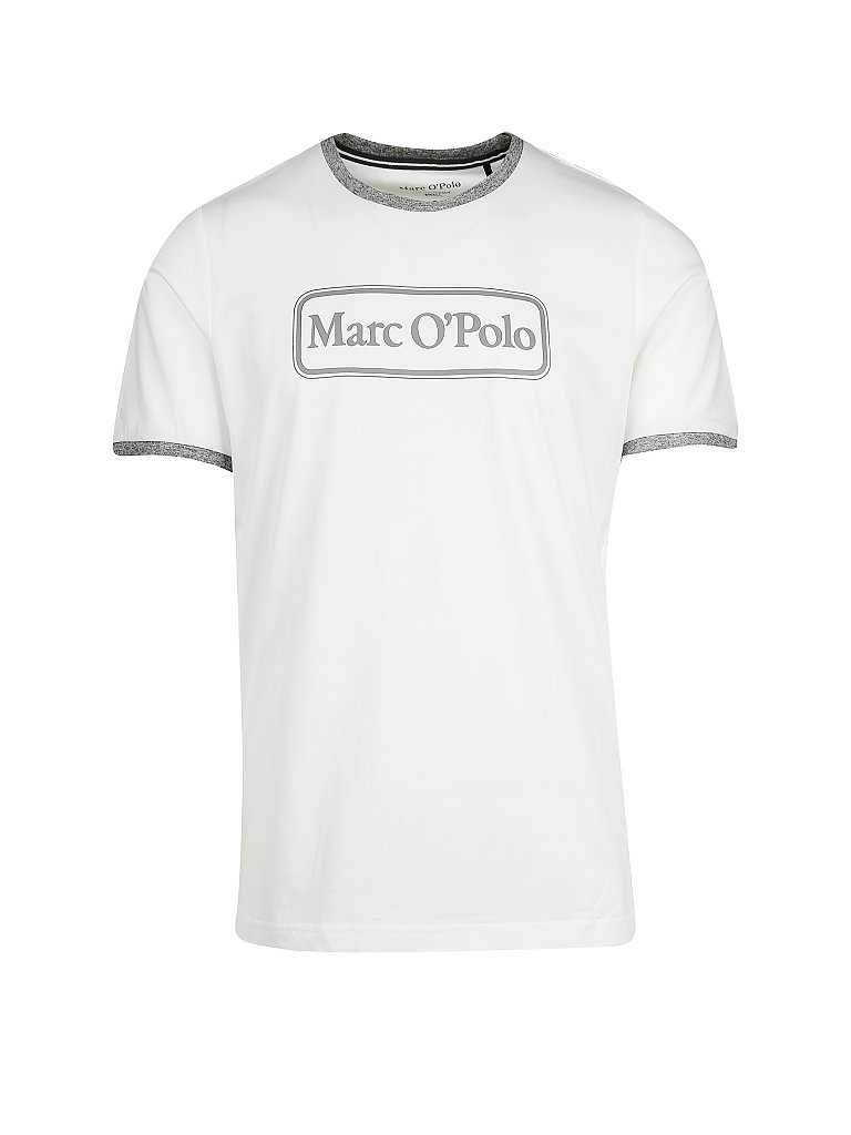 MARC O'POLO Pyjama T-Shirt weiß | L