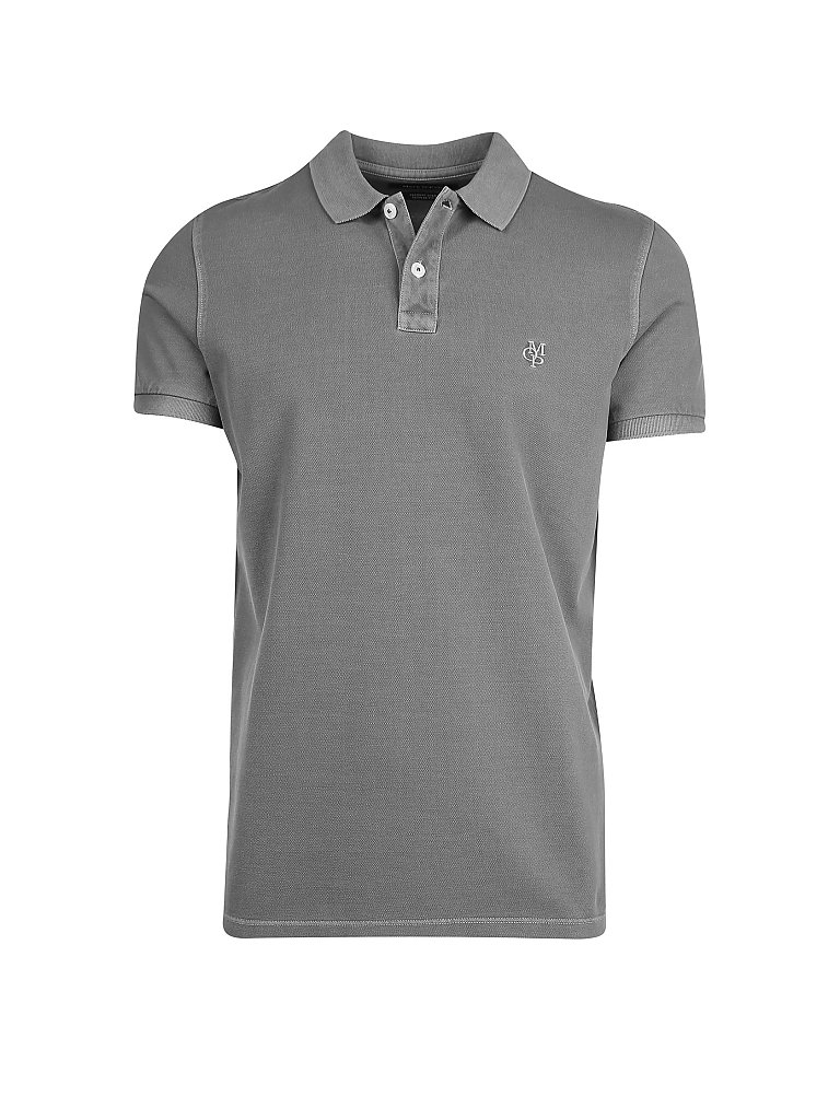 MARC O'POLO Poloshirt Regular-Fit grau | L