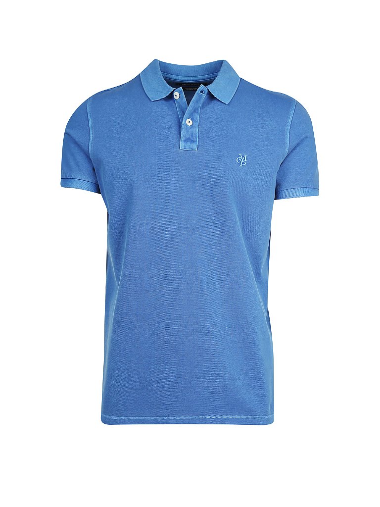 MARC O'POLO Poloshirt Regular-Fit blau | S