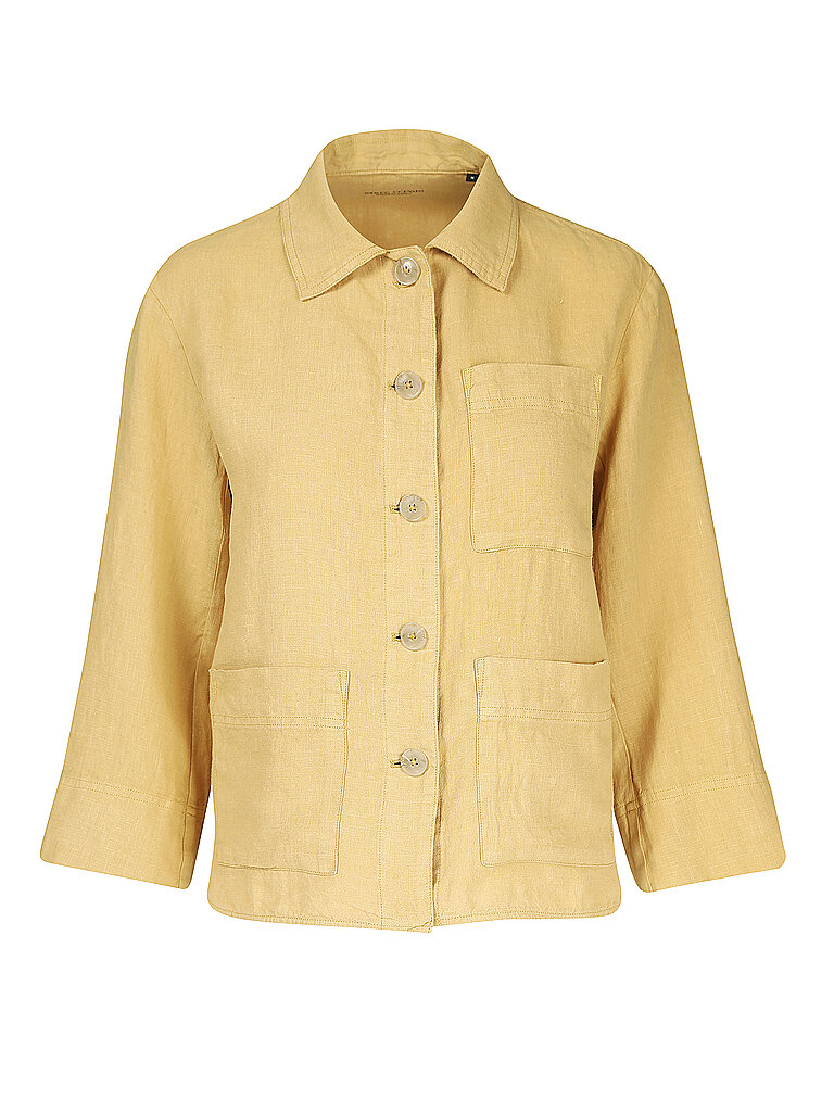MARC O'POLO Leinenjacke gelb | 36