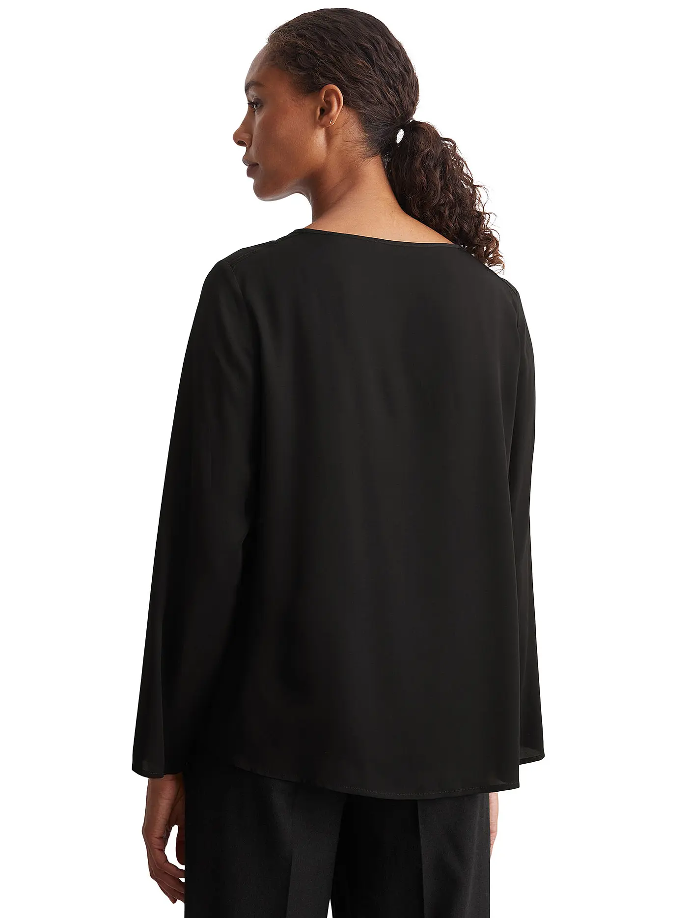 MARC O'POLO | Blusenshirt  | schwarz
