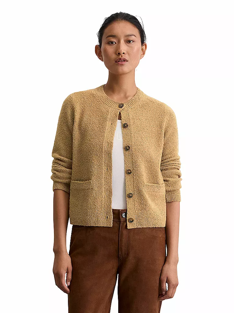 MARC O'POLO | Cardigan | hellbraun