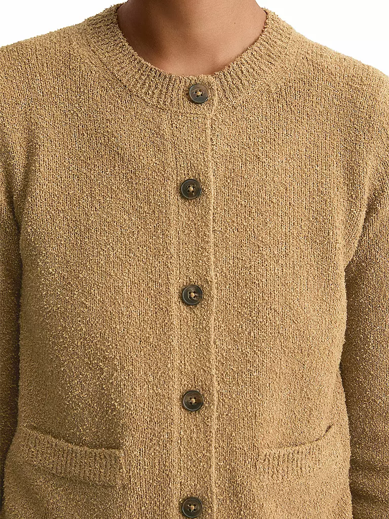 MARC O'POLO | Cardigan | hellbraun