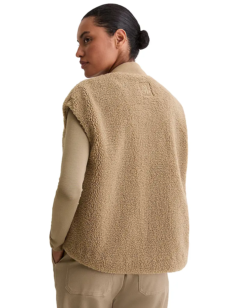 MARC O'POLO | Gilet aus Teddyfell |