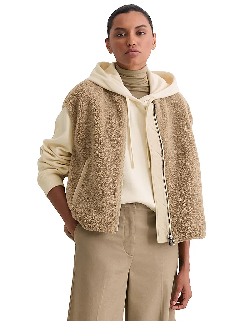 MARC O'POLO | Gilet aus Teddyfell |