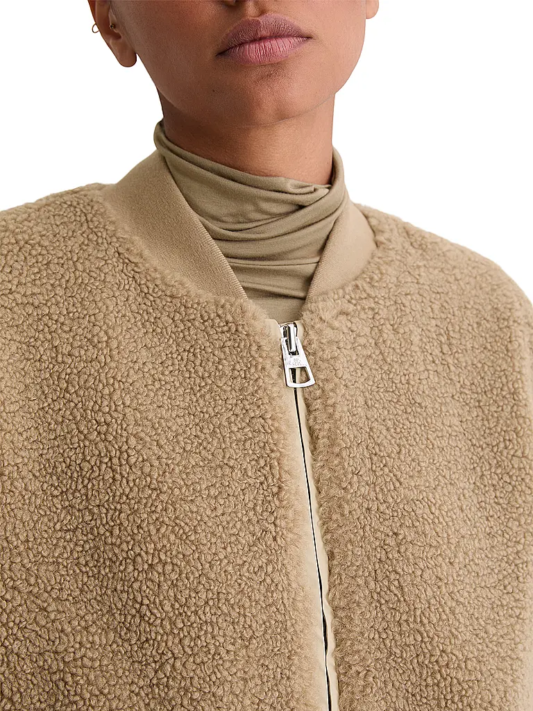 MARC O'POLO | Gilet aus Teddyfell |