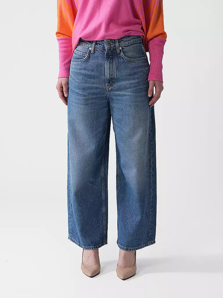 MARC O'POLO | High Waist Culotte TOLVA | hellblau