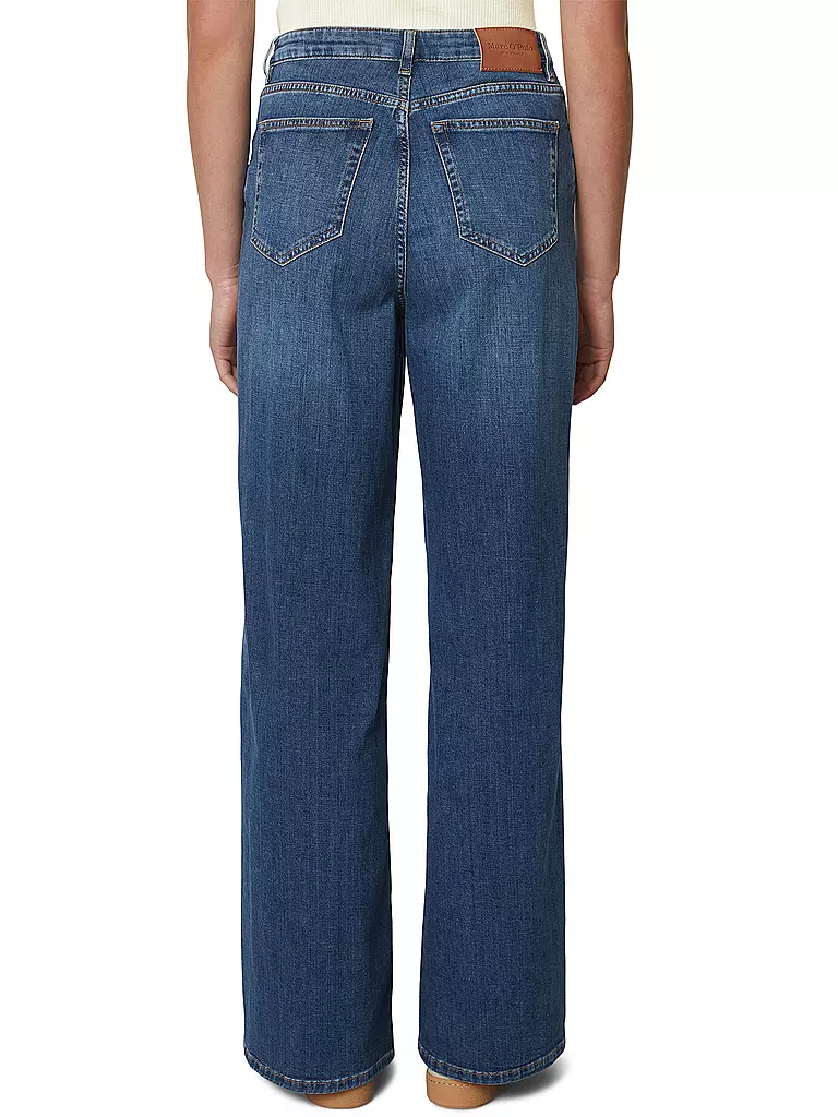 MARC O'POLO | Highwaist Jeans Straight Fit | blau