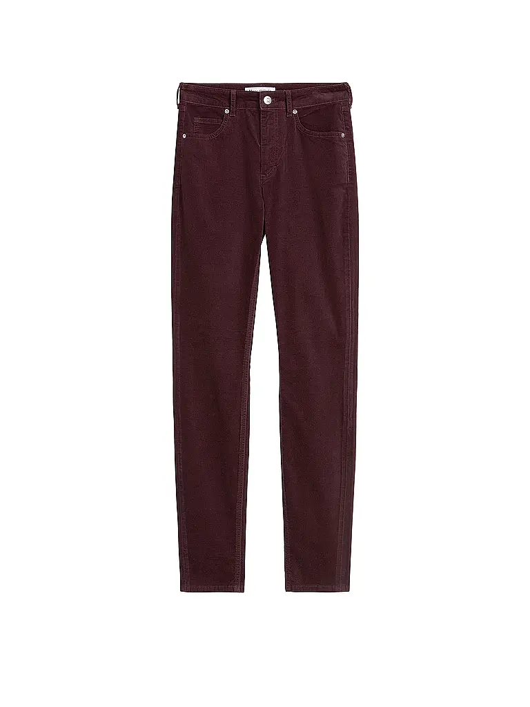 MARC O'POLO | Hose Slim Fit | dunkelrot