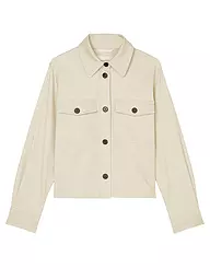 MARC O'POLO | Jacke in Lederoptik | beige