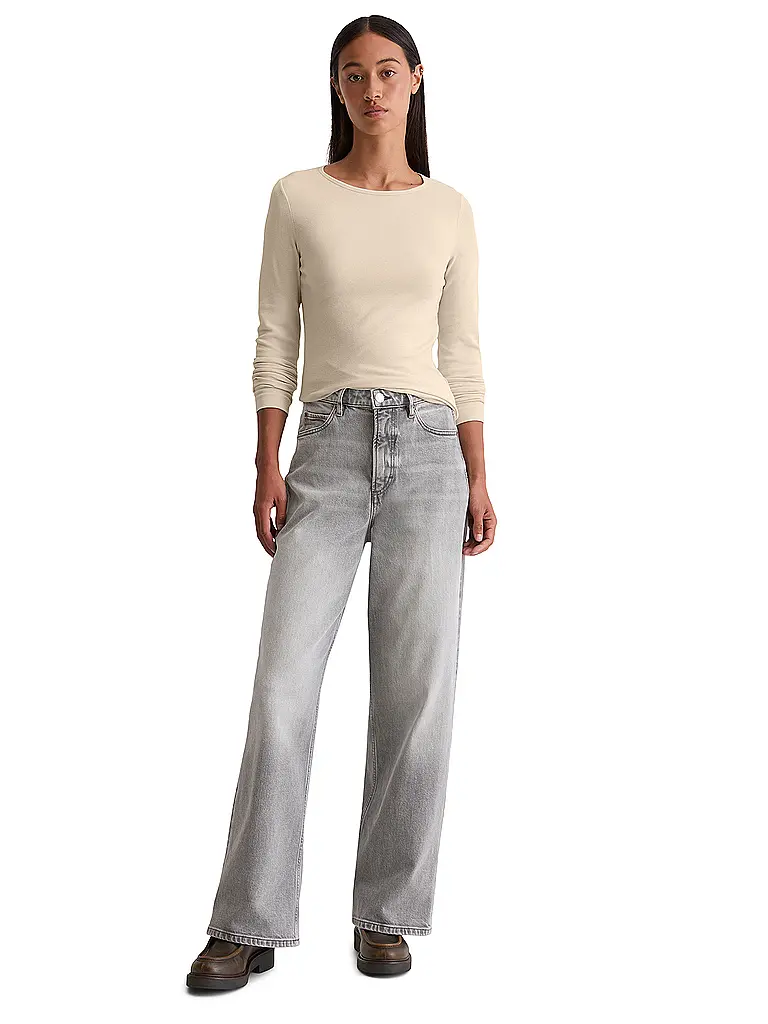 MARC O'POLO | Jeans Wide Leg  | grau