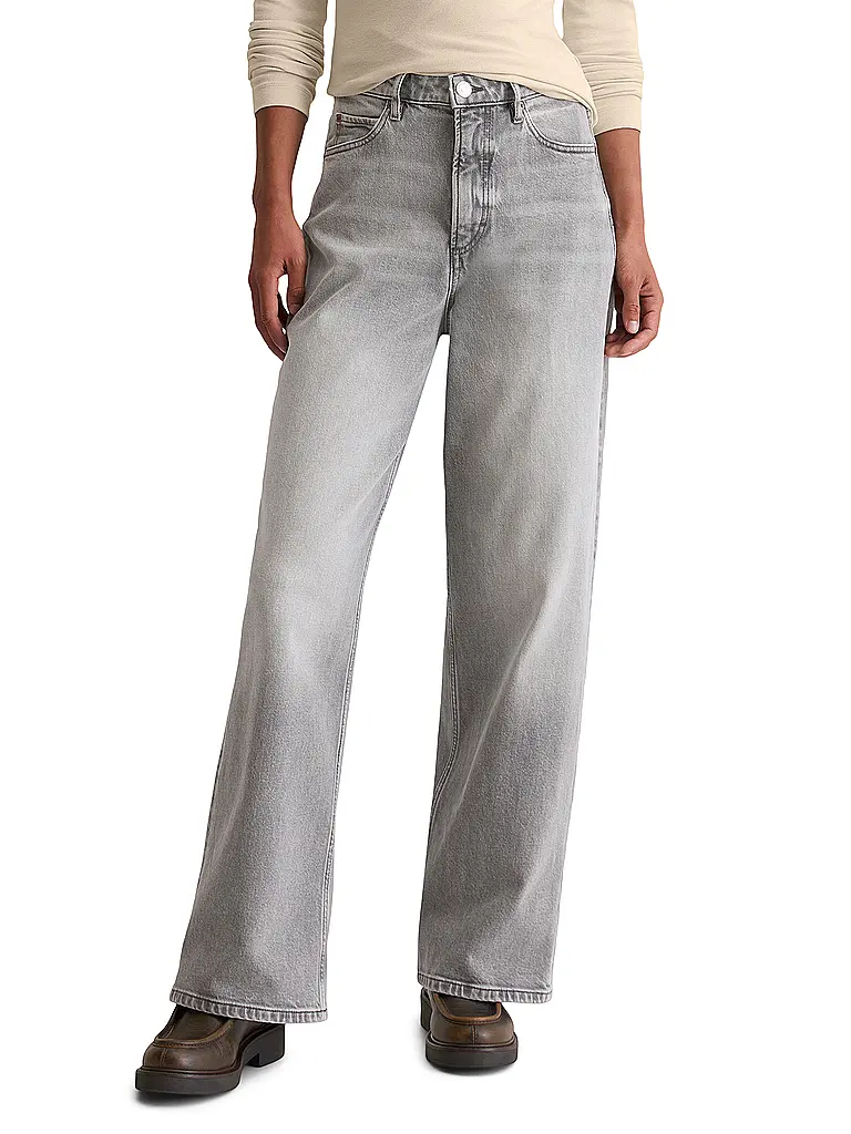MARC O'POLO | Jeans Wide Leg  | grau