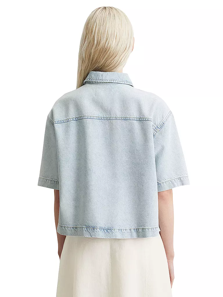 MARC O'POLO | Jeansbluse | hellblau