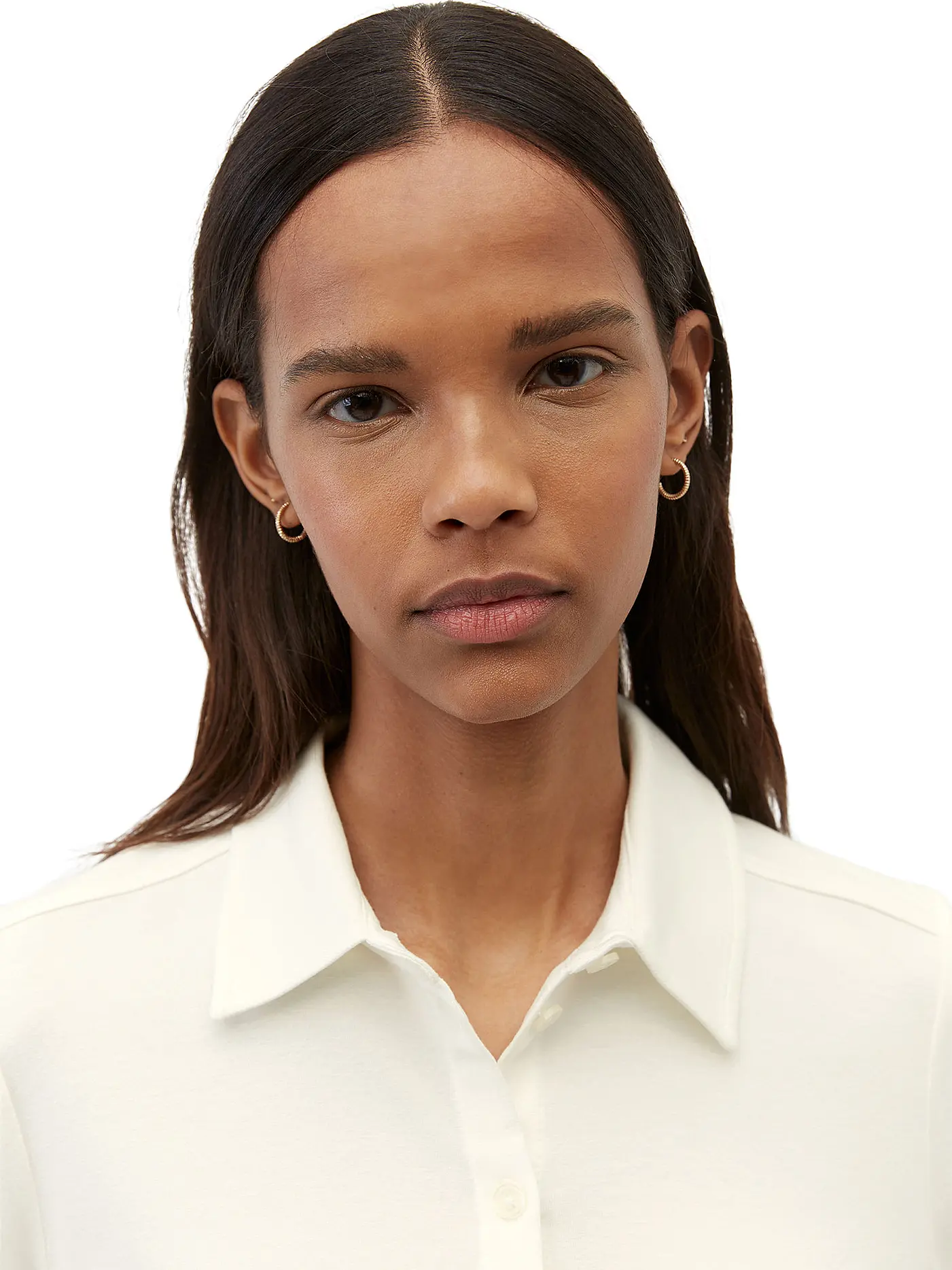 MARC O'POLO | Jerseybluse | creme
