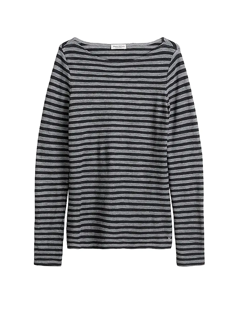 MARC O'POLO | Langarmshirt  | grau