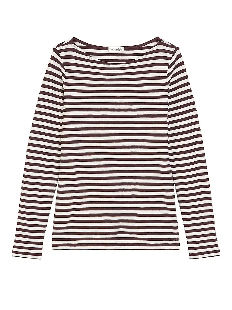 MARC O'POLO | Langarmshirt  | dunkelrot
