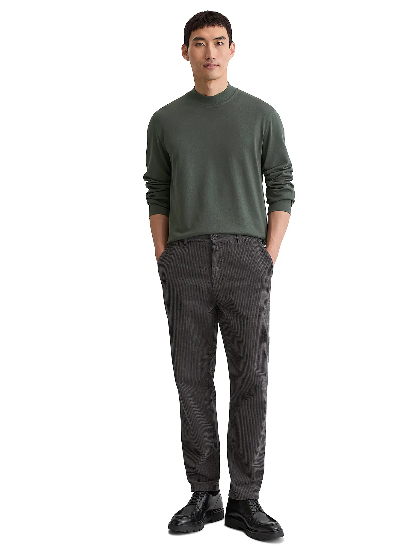 MARC O'POLO | Langarmshirt  | dunkelgrün