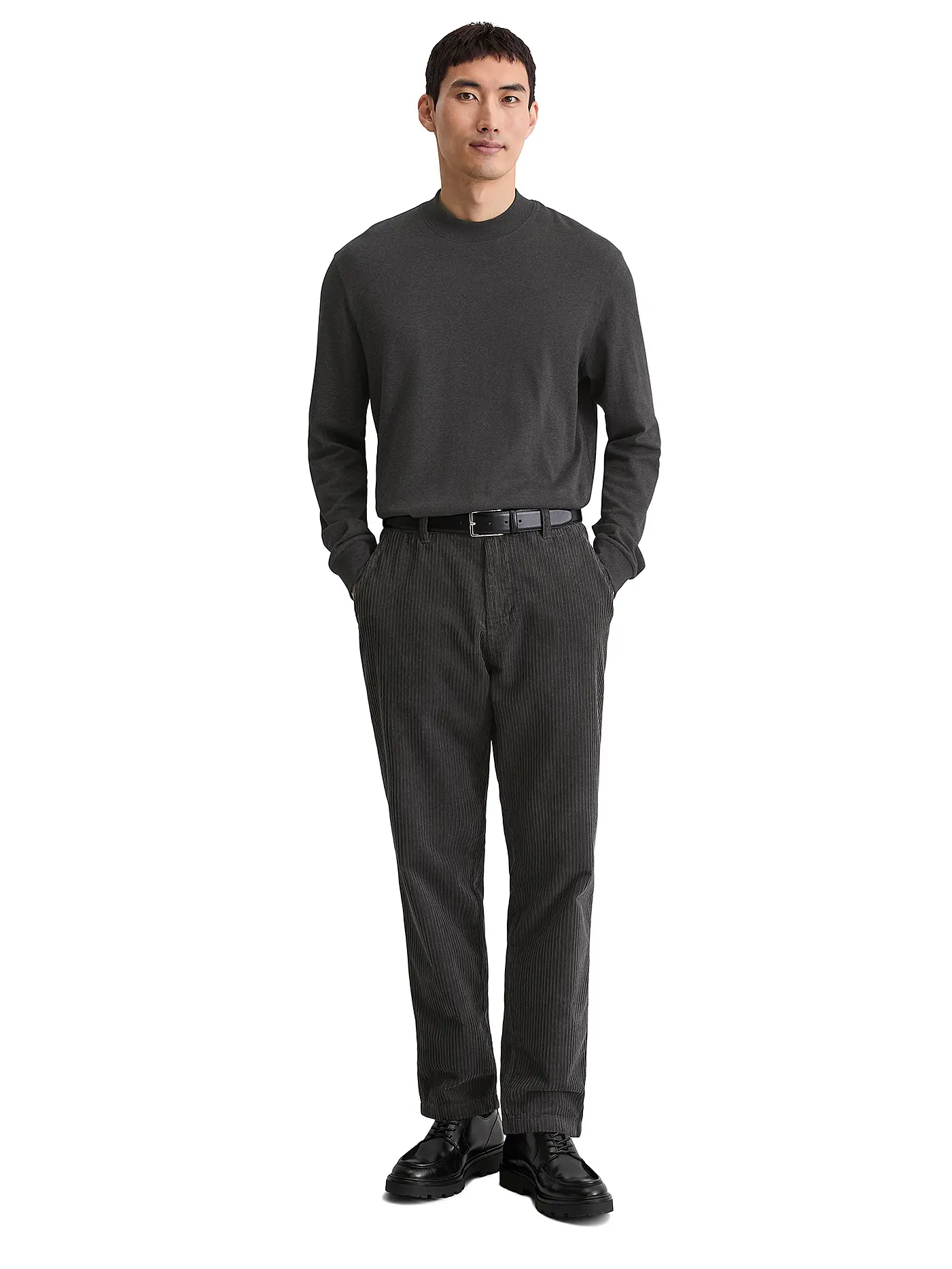 MARC O'POLO | Langarmshirt  | grau