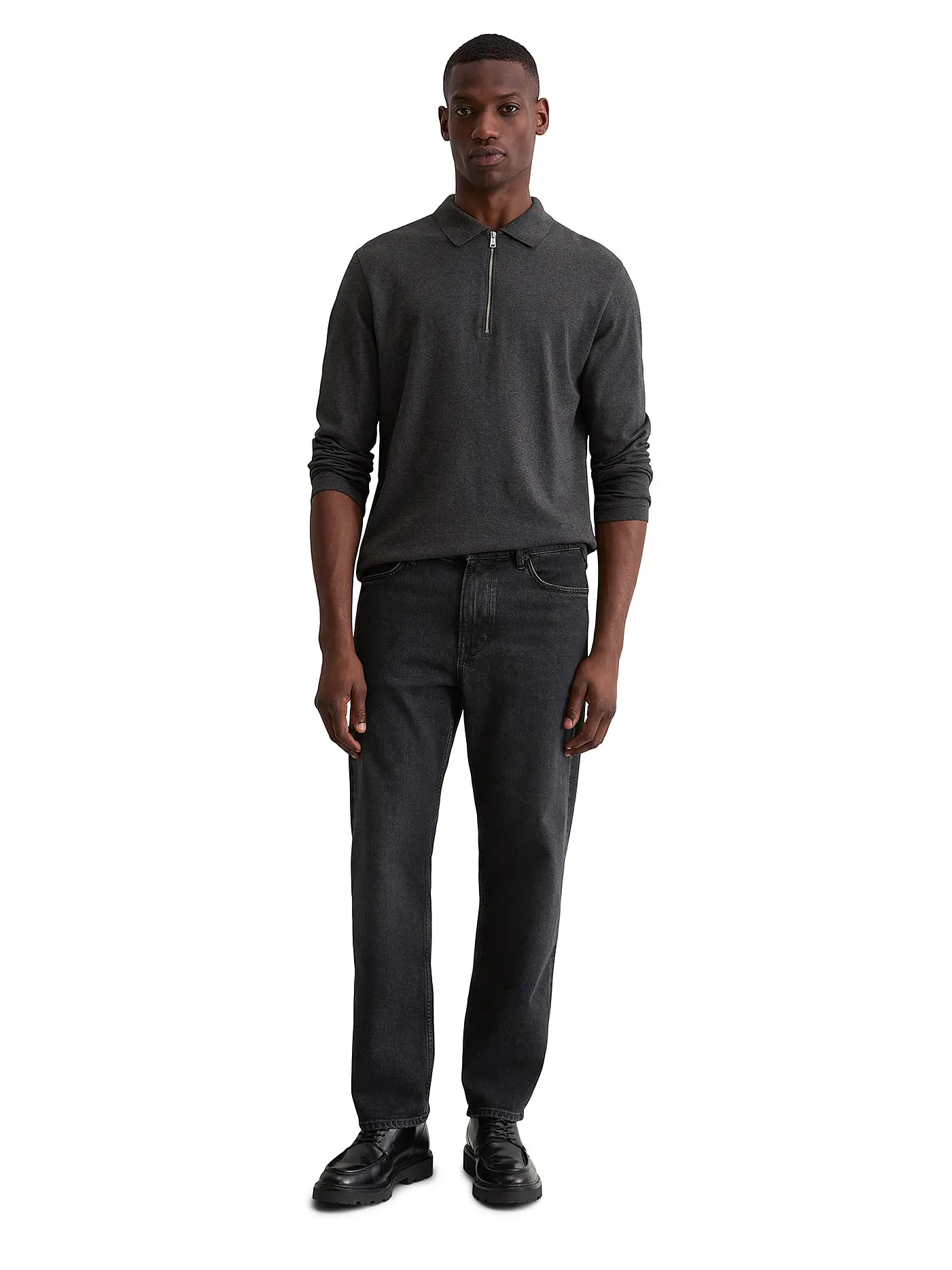 MARC O'POLO | Langarmshirt  | grau