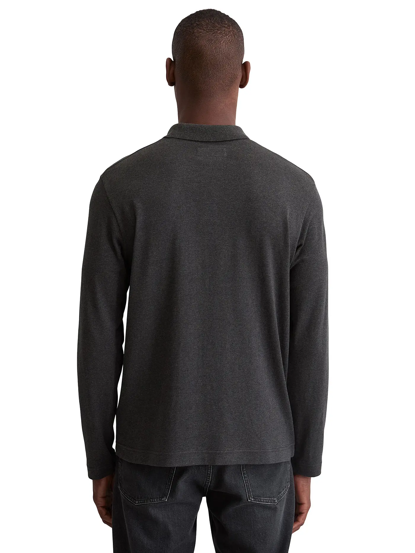 MARC O'POLO | Langarmshirt  | grau