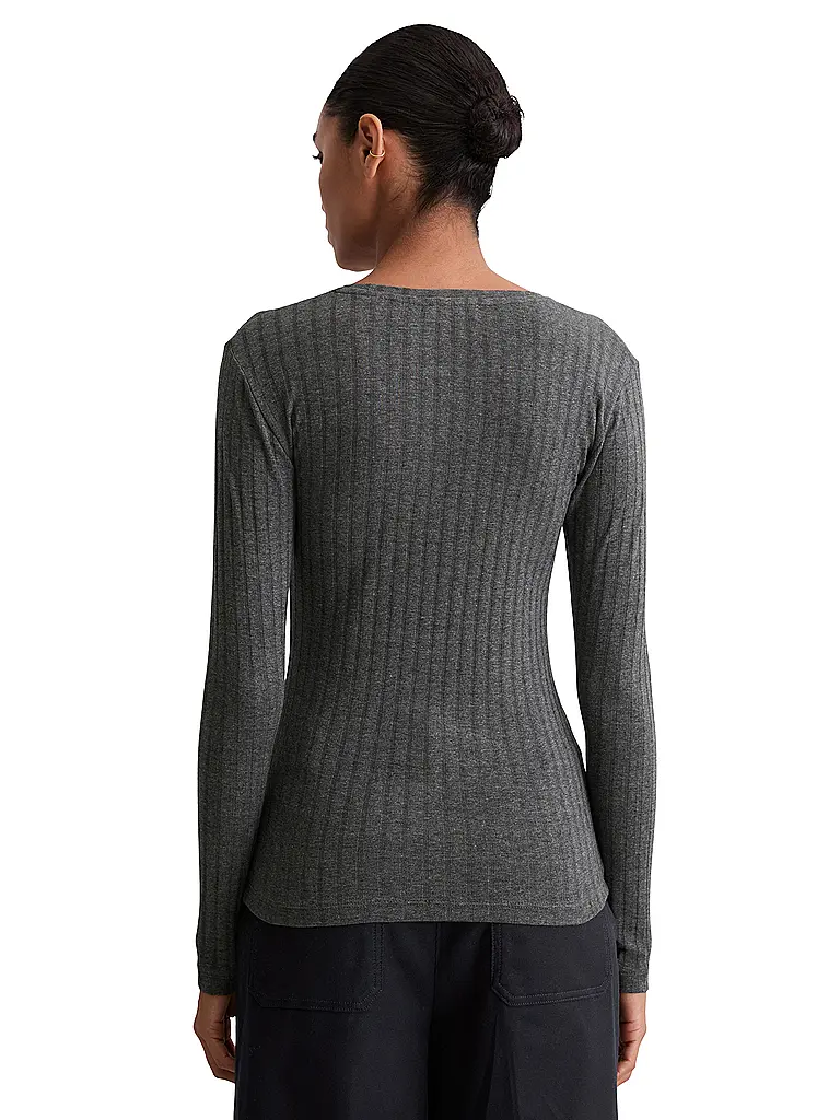 MARC O'POLO | Langarmshirt  | grau