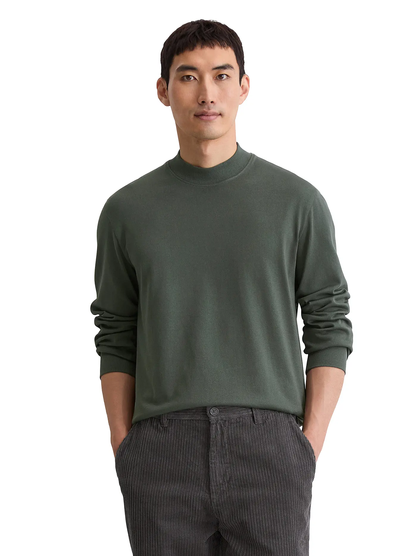 MARC O'POLO | Langarmshirt  | dunkelgrün