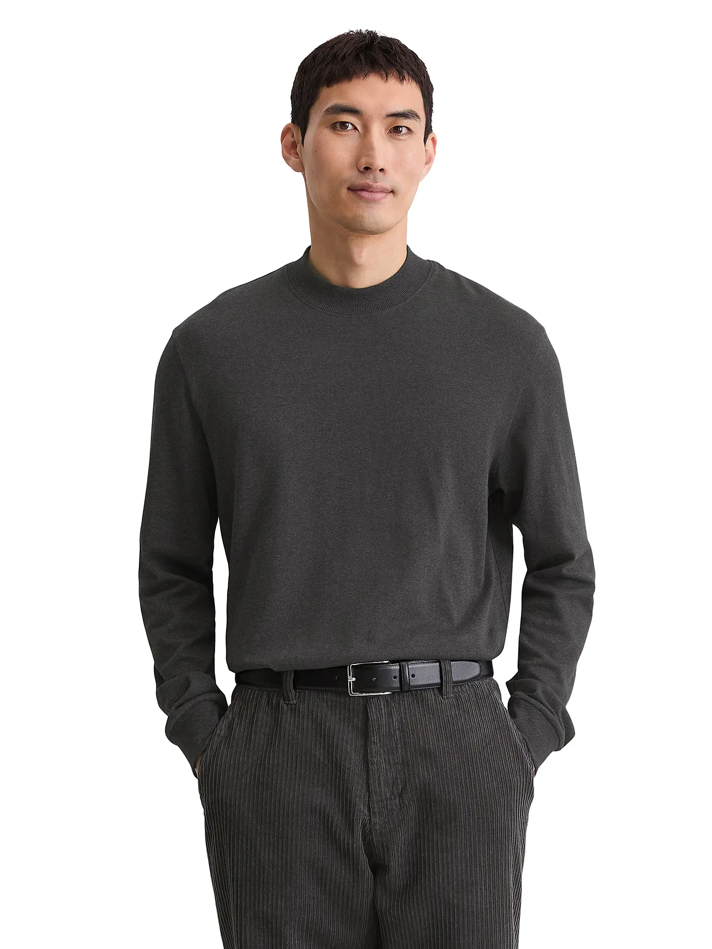 MARC O'POLO | Langarmshirt  | grau