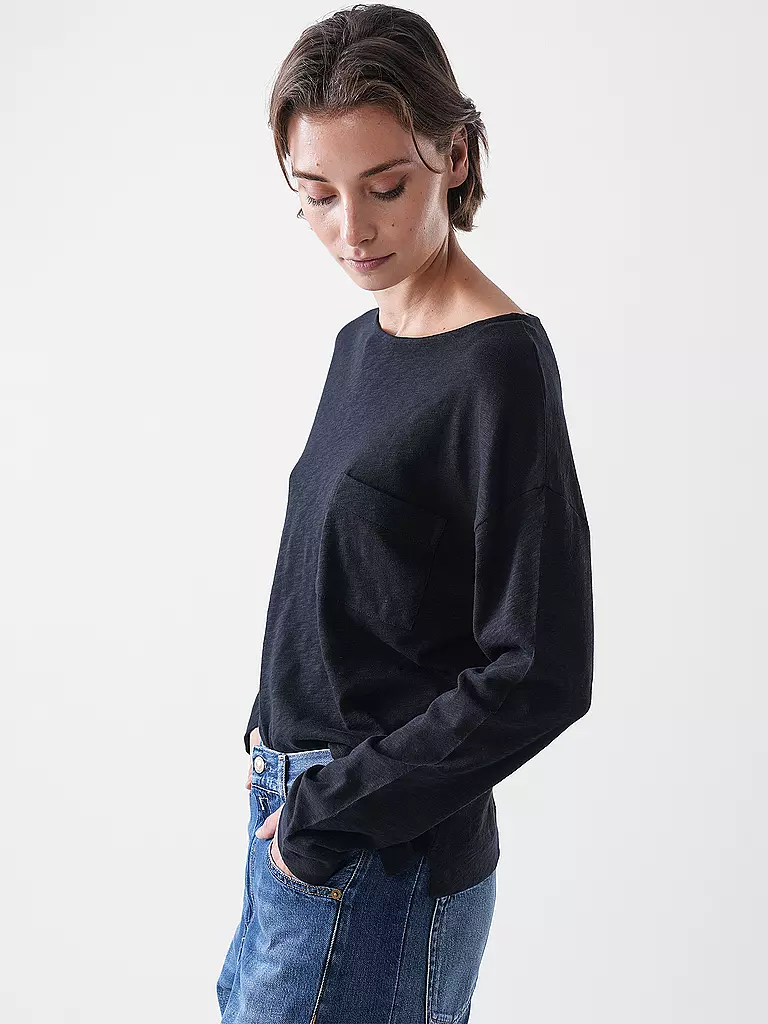 MARC O'POLO | Langarmshirt | weiss