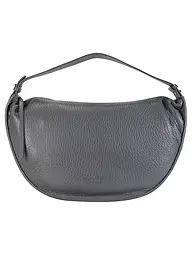 MARC O'POLO | Ledertasche - Hobo Bag Medium | Grau