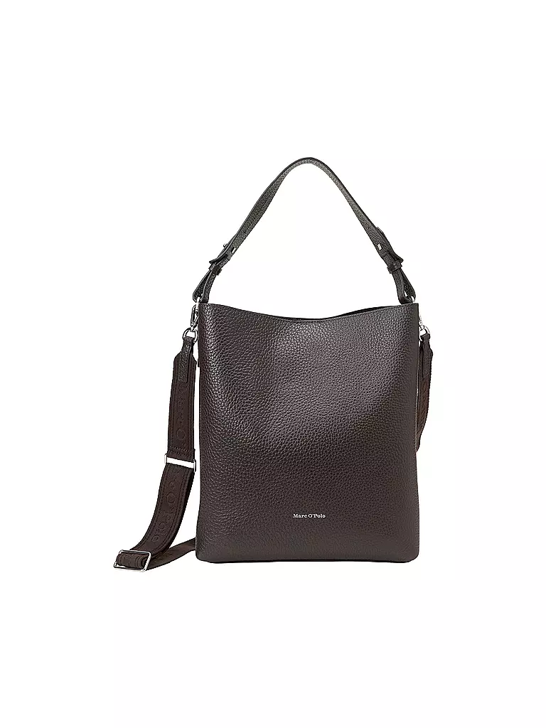 MARC O'POLO | Ledertasche - Hobo Bag Medium | braun