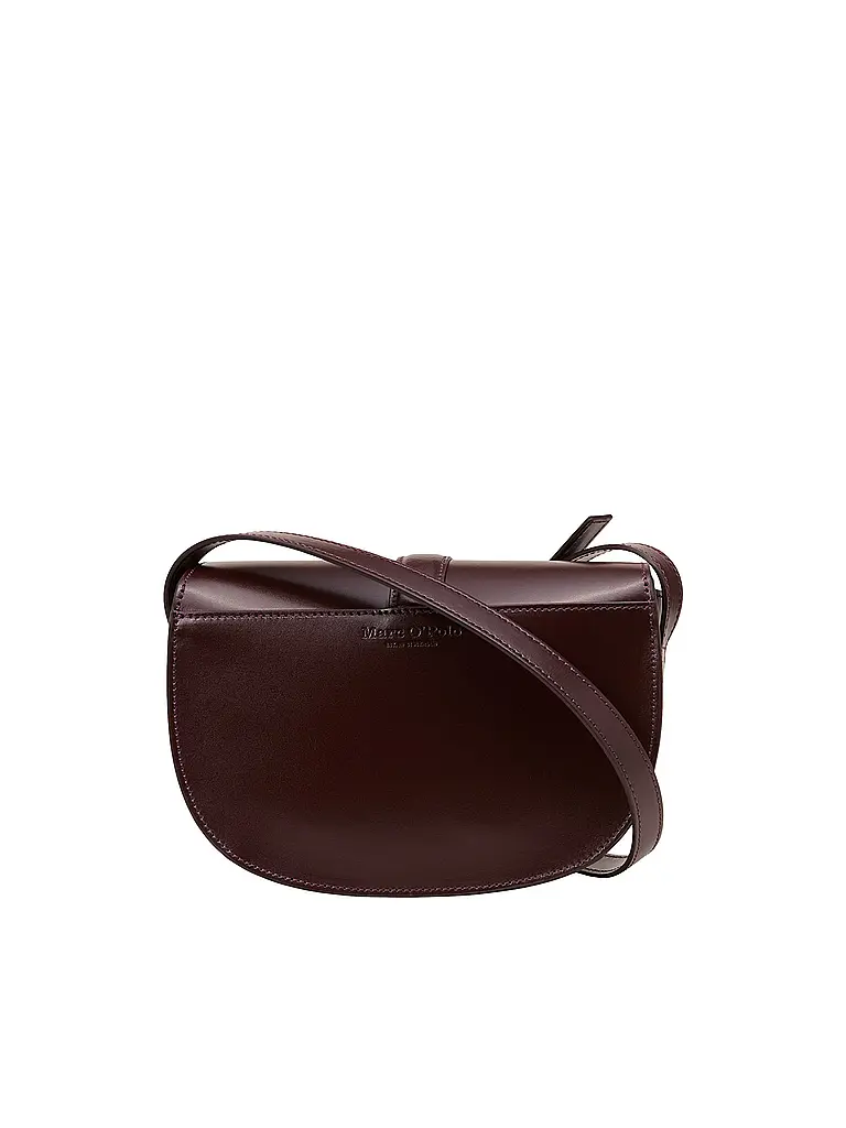 MARC O'POLO | Ledertasche - Umhängetasche Small | dunkelrot
